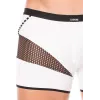 Boxer blanc filet et corde - LM2004-67WHT