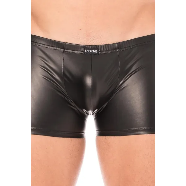 Boxer simili cuir - LM2008-67BLK