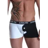 Boxer blanc noir Yin Yang - LM30-66