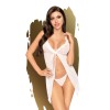 Babydoll et string assorti Blanc After sunset - PH0009WHT