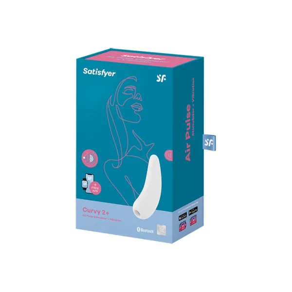 Stimulateur blanc connecté Curvy 2 Satisfyer - CC5972400020