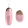 Oeuf vibrant rainuré rose USB avec télécommande - TOD-008PNK