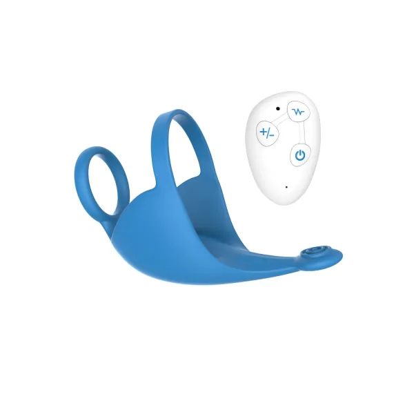 Vibrateur / Masseur de testicule télécommandé, USB waterproof - WS-NV549