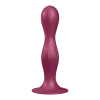 Gode ventouse silicone rouge Double Ball-R Satisfyer - CC597842