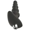 Plug anal vibrant noir en silicone - WS-NV529