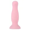 Plug anal ventouse rose pastel taille M - A-001-M-PNK