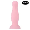 Plug anal ventouse rose pastel taille S - A-001-S-PNK