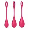 Set de 3 boules de geisha rouge Yoni Power 1 Satisfyer - CC597751