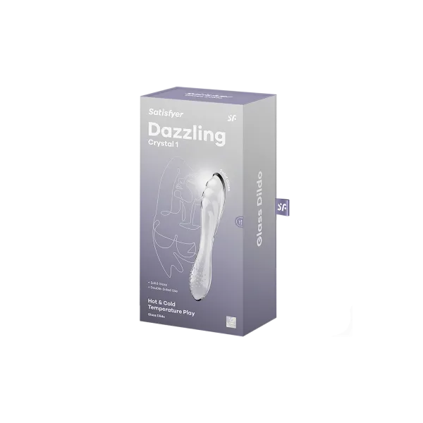 Gode en verre transparent haute qualité Dazzling Crystal 1 Satisfyer - CC597832