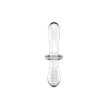 Gode en verre borosilicaté massif transparent Double Crystal Satisfyer - CC597829