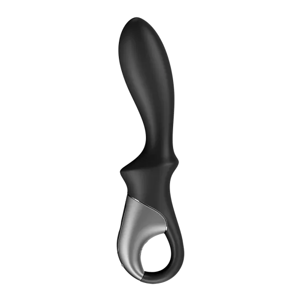 Vibromasseur noir USB, chauffant et connecté Heat Climax Satisfyer - CC597789