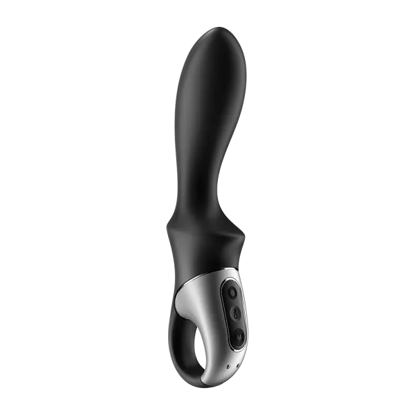 Vibromasseur noir USB, chauffant et connecté Heat Climax Satisfyer - CC597789