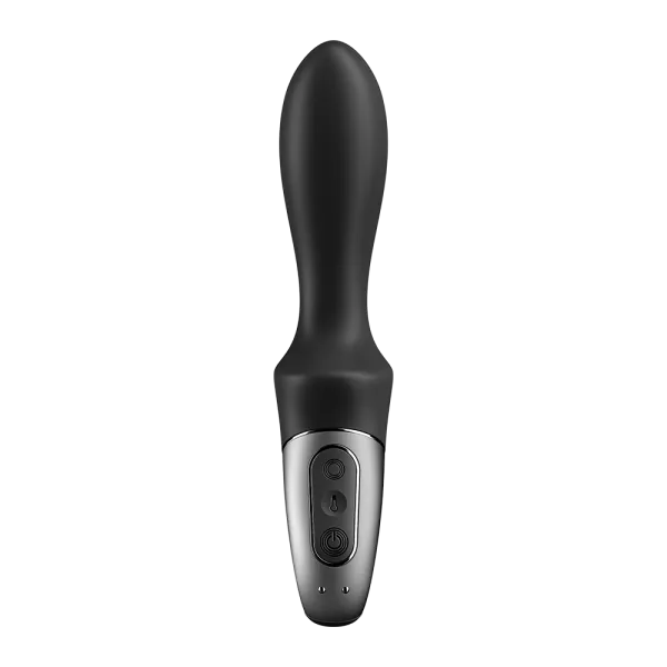 Vibromasseur noir USB, chauffant et connecté Heat Climax Satisfyer - CC597789