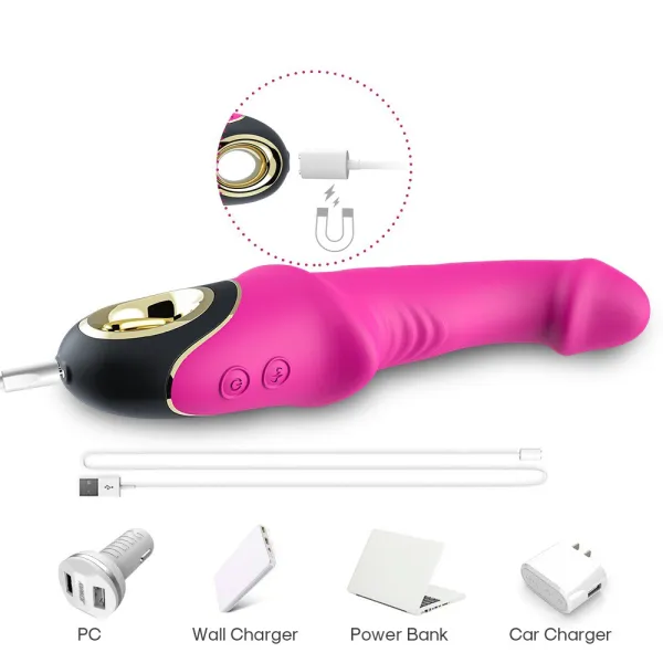 Vibromasseur rose G-spot Joy Blade vibrations puissantes - USK-V14PNK