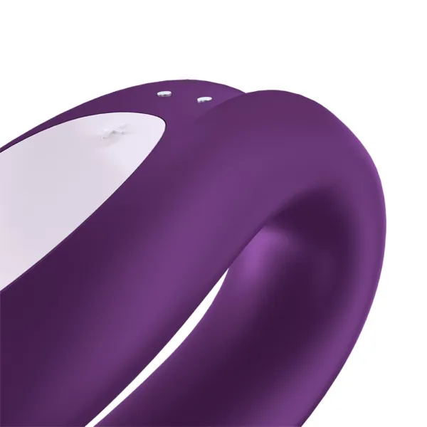 Vibromasseur pour couple connecté violet Double JOY Satisfyer - CC5972420201