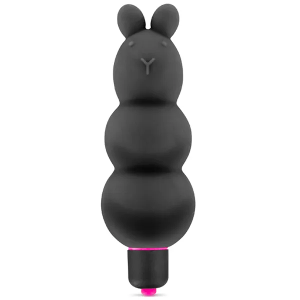 Vibromasseur stimulateur noir 7 vitesses silicone waterproof - CC5740000010