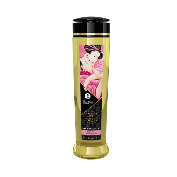 Huile de massage aphrodisiaque à la rose 240ml - CC1200