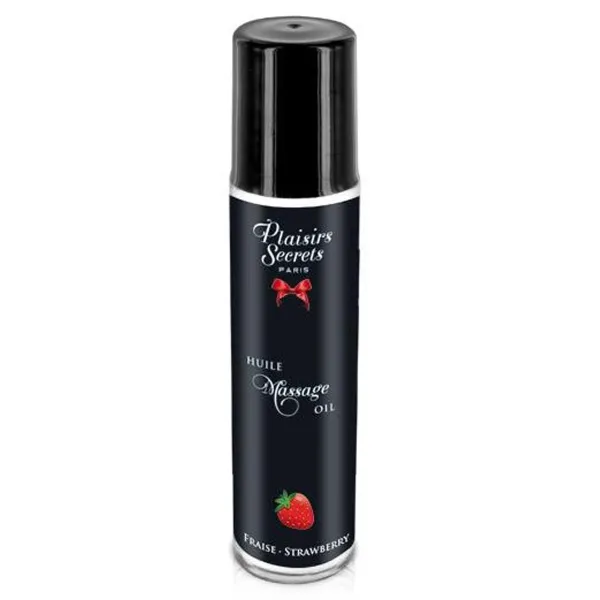 Huile de massage comestible fraise 59ml - CC826007