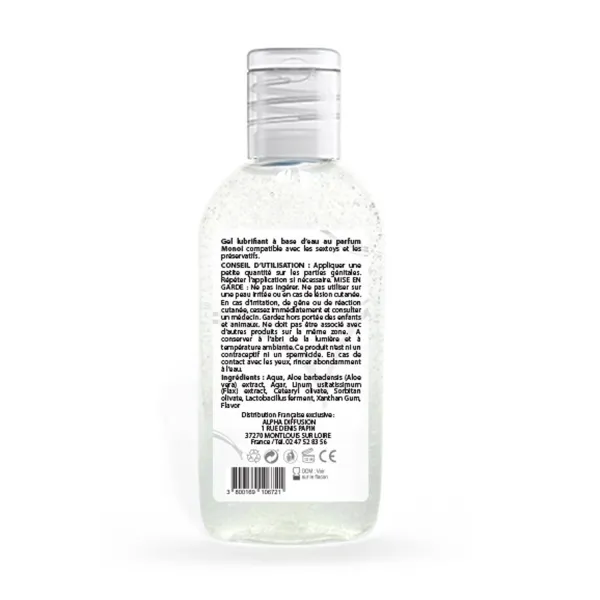 Lubrifiant à base d'eau 100% naturel Monoï 90 ml - SEZ085