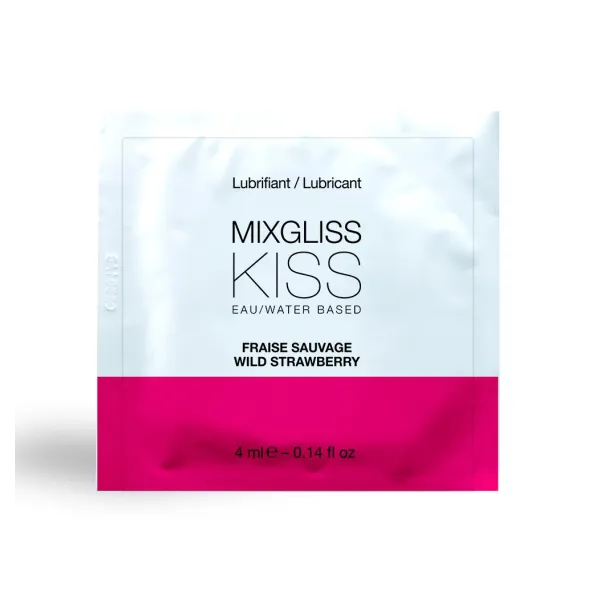 Dosette lubrifiant Mixgliss Eau Kiss Fraise Sauvage 4 ML - L6022399