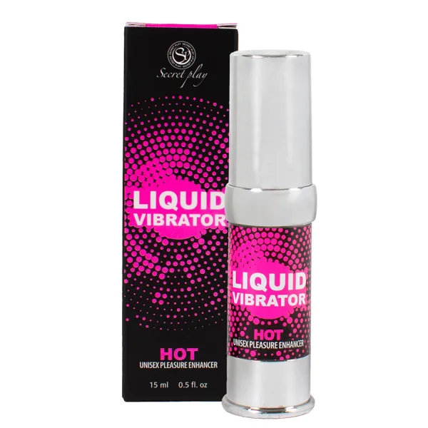 Liquide vibrant effet chauffant arôme fraise à la crème unisexe 15ml - SP5969